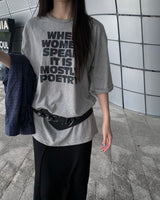 Lettering half T