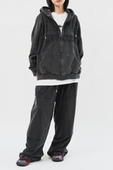 Nerv Pigment Hooded Zip Up (3color)