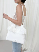 Frillish shoulder bag (white)