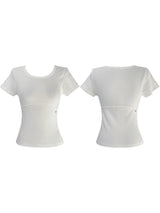 シルバーリベット半袖Tシャツ