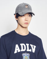 25FW ACベアコーデュロイポイントボールキャップ チャコール
