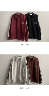 Rango Track Line Collar Two Way Zip-Up