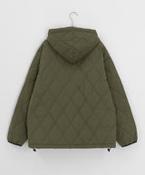 [unisex] Belcott Two-Way Quilting Hood Padding Jumper