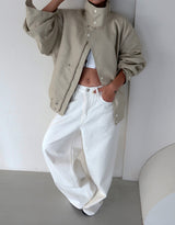 Ange Cotton Long Wide Pants