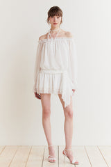 ANGEL HOOK DRESS white