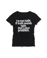 RUDE ハーフスリーブTシャツ(BLACK)
