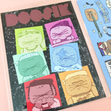 doosik band postcard set (3ea)