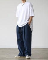 KP DEEP SLIT HALF TEE WH