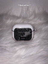 Black Veil Lace AirPods Case