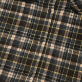 カットオフルースフィットフーディーシャツ[BROWN]