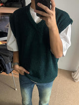 ASCLO アーバンウールニットベスト (4color)