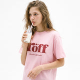 RÖFF TYPE PLAY DOT T-SHIRT [BERRY MILK]