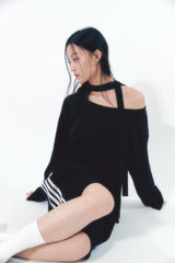 Bermuda Lace Pants Black