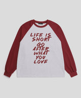 ユニセックスライフラグランTシャツ