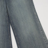  Ront Brush Flare Denim Pants 2C