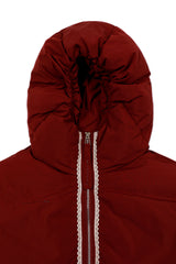 Shirring Hood Padding Jacket [Redwine]