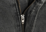 Crete Greywashed Semi-Wide Denim Pants