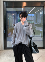 ノピ ファーストラウンド タック フロー バンディング ワイドパンツ