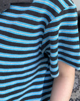 ガエンテリーストライプカラーTシャツ