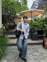 DB balloon wide denim pants