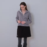 Melange Snap Knit Polar Tee