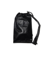 LEATHER TRANSFOAM BAG-BLACK