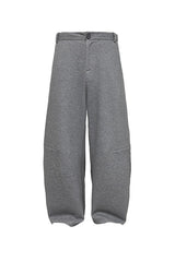 Layered Zip Brushed Knife Pants