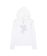 PEGASUS HOODED LONG SLEEVE (WHITE) F26QB049