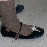 【MADE】snow flower shoe charm (L, DROP, 1pcs)