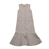 Mermaid long gilet (fur nothing)