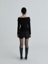 Sailor hook top (Black)