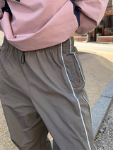 CRISPY PIPING STOPPER PANTS (2COLOR)