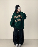 シオボールドレタリングボクシーラウンドニット