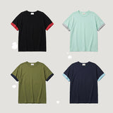 ボクシールーズフィットロールアップ半袖Tシャツ (4 colors)