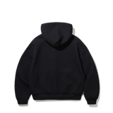 Diver Crop Hood Zipup (Black)