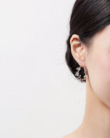 Garden Small Hoop Earrings Silver