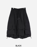 Nylon Cargo Bermuda Pants