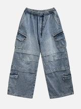 Jerra Multi-Pocket Denim Pants 2C