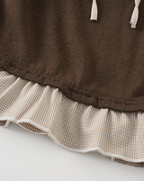 Duelly Ribbon Collar Layered Knit 233239008