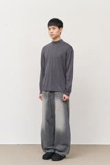 Offer Curved Washed Denim
