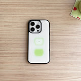 [made] two green apples (epoxy bumper case)