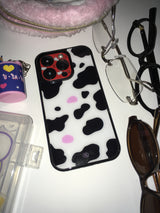 ミルクカウパターンエポキシフォンケース