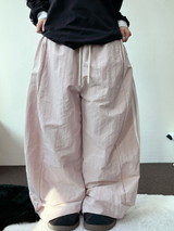 トラック3 ラインバルーンナイロンパンツ 🎀🩷🤍🖤🧸6カラー