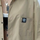 半袖ワークシャツ (BEIGE)
