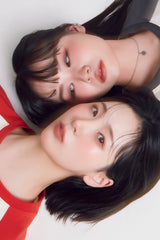 サイクルプリントラグラン ½Tシャツ (red/ivory)