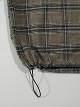 (UNISEX) Brany フランネルフードシャツ
