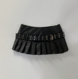 neffen belt leather skirt