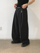 Olen two-tuck wide slacks 3C