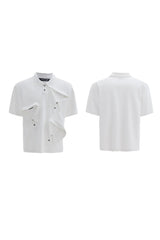 Deconstructed Multi Collar Polo