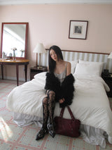 rosy net knee socks